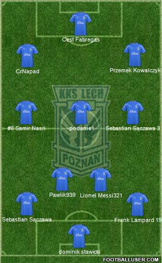 Lech Poznan Formation 2011