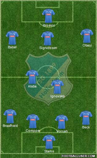 TSG 1899 Hoffenheim Formation 2011