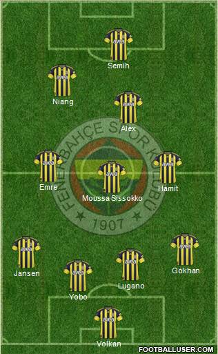 Fenerbahçe SK Formation 2011