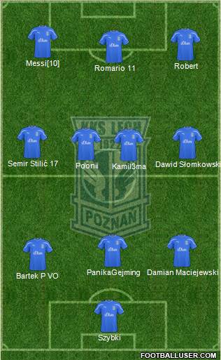 Lech Poznan Formation 2011