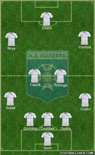 A.J. Auxerre Formation 2011