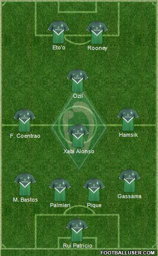 Werder Bremen Formation 2011