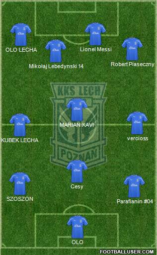 Lech Poznan Formation 2011