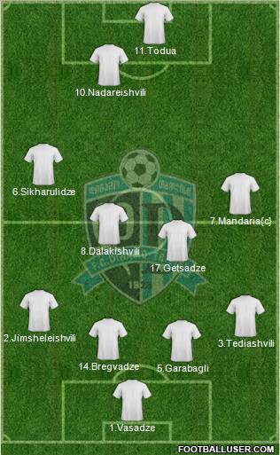 Dinamo Tbilisi Formation 2011