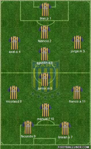 Rosario Central Formation 2011