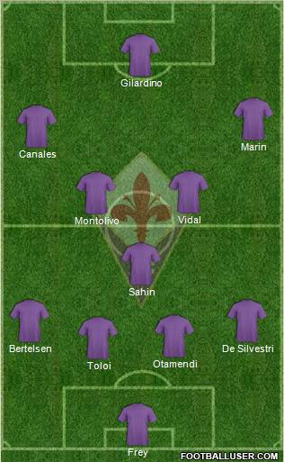 Fiorentina Formation 2011