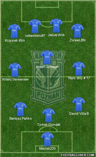 Lech Poznan Formation 2011