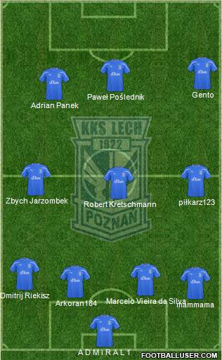 Lech Poznan Formation 2011