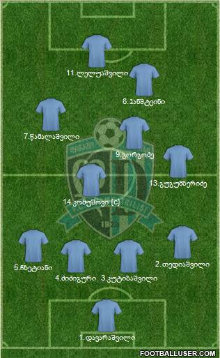 Dinamo Tbilisi Formation 2011