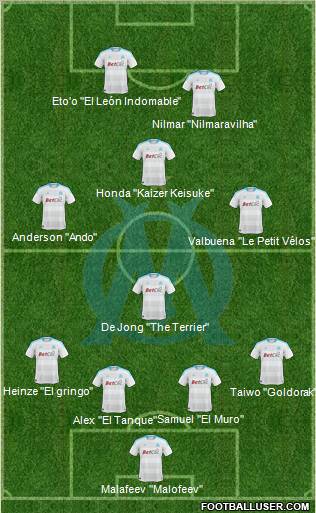 Olympique de Marseille Formation 2011