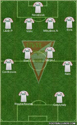 Debreceni VSC Formation 2011