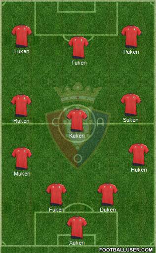 C. At. Osasuna Formation 2011