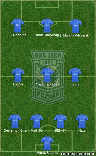 Lech Poznan Formation 2011