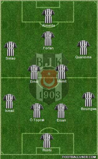 Besiktas JK Formation 2011