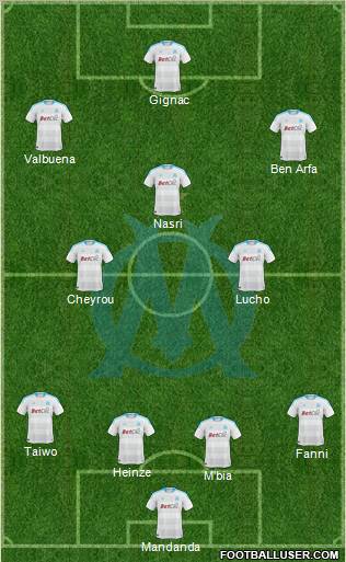 Olympique de Marseille Formation 2011