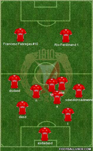 Widzew Lodz Formation 2011