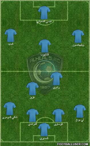 Al-Hilal (KSA) Formation 2011