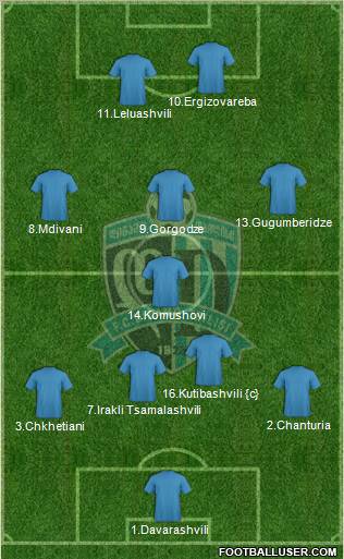 Dinamo Tbilisi Formation 2011