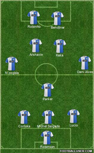 Blackburn Rovers Formation 2011