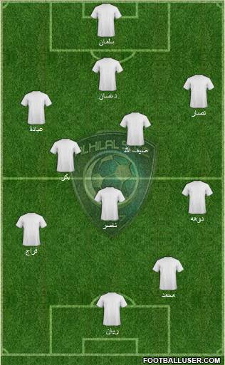 Al-Hilal (KSA) Formation 2011