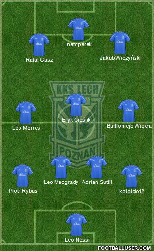 Lech Poznan Formation 2011