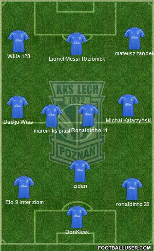 Lech Poznan Formation 2011