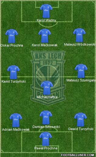 Lech Poznan Formation 2011