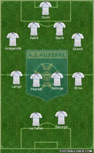 A.J. Auxerre Formation 2011