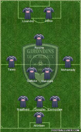 FC Girondins de Bordeaux Formation 2011