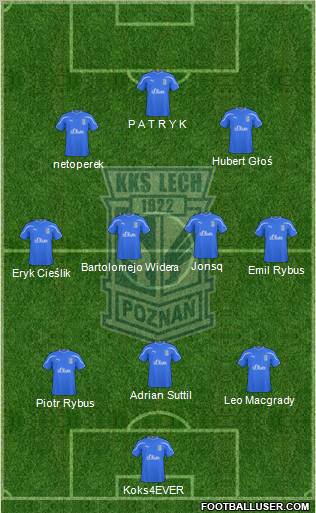 Lech Poznan Formation 2011