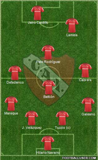 Independiente Formation 2011