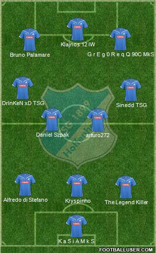 TSG 1899 Hoffenheim Formation 2011