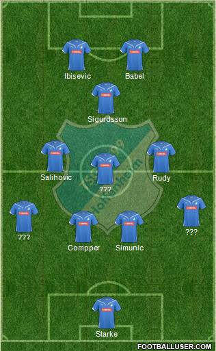 TSG 1899 Hoffenheim Formation 2011