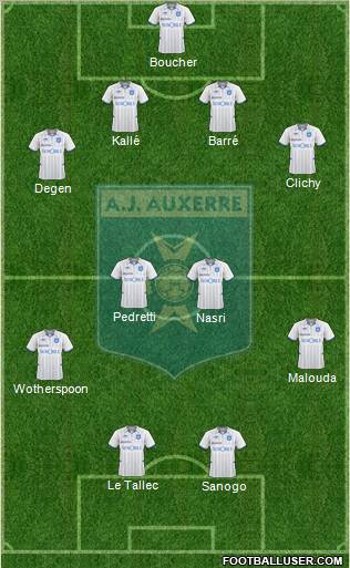 A.J. Auxerre Formation 2011