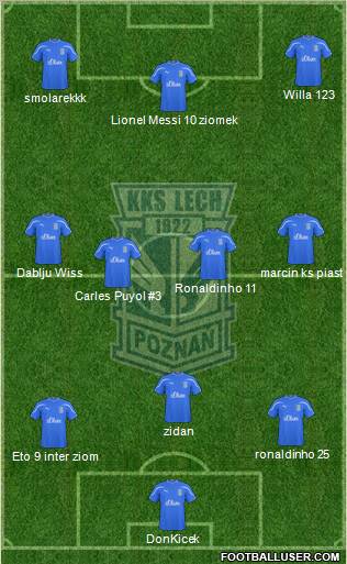 Lech Poznan Formation 2011