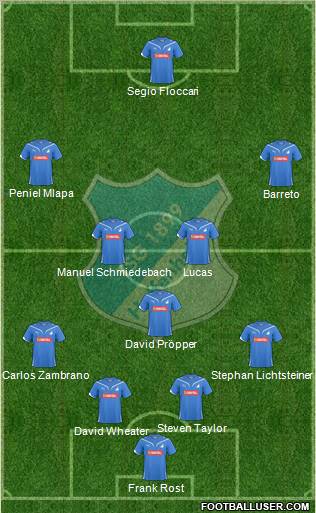 TSG 1899 Hoffenheim Formation 2011