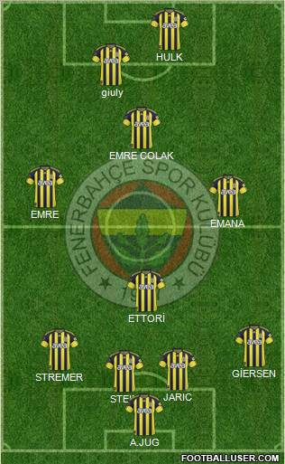 Fenerbahçe SK Formation 2011