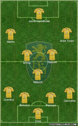 FC Sochaux-Montbéliard Formation 2011