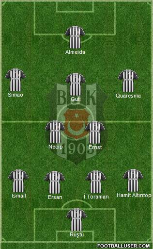 Besiktas JK Formation 2011