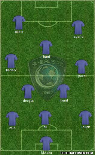 Al-Hilal (KSA) Formation 2011