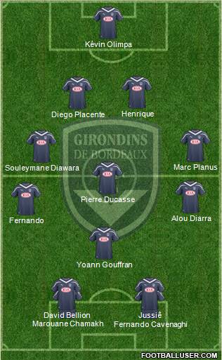 FC Girondins de Bordeaux Formation 2011