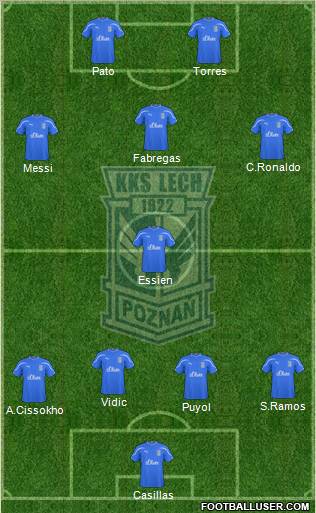 Lech Poznan Formation 2011