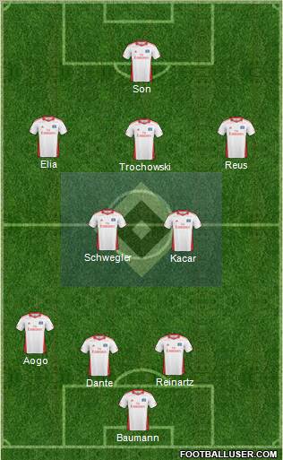 Hamburger SV Formation 2011