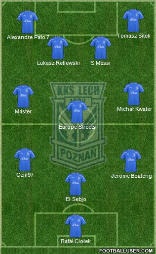 Lech Poznan Formation 2011