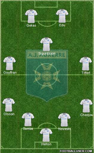 A.J. Auxerre Formation 2011