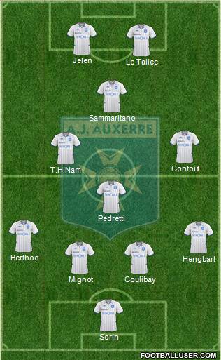 A.J. Auxerre Formation 2011