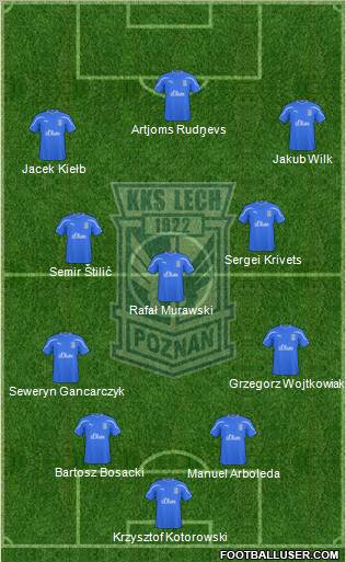 Lech Poznan Formation 2011