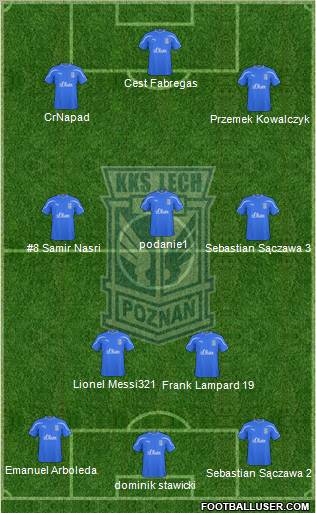 Lech Poznan Formation 2011