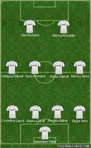 R. Madrid Castilla Formation 2011