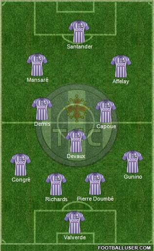 Toulouse Football Club Formation 2011